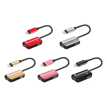 Lightning Audio + Charger To Lightning Adapter